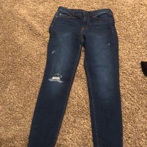 Dark wash jeggings
